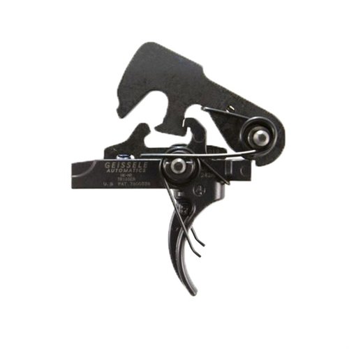 El HK MR 556 Trigger ofrece un peso de tiro de 4.5lb, ideal para HK 556 y HK 416, con un diseño de 2 etapas y curvado estándar M4.