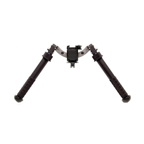El bipode 5-H de ACCU-SHOT es ligero, ajustable de 5 a 10.2" y se monta fácilmente en rieles Picatinny, ideal para una estabilidad superior en tus disparos.