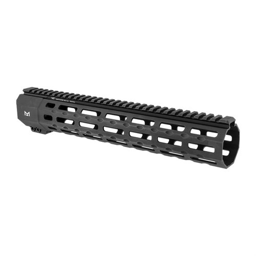 Descubre la durabilidad del SP Series Handguard de Midwest Industries, con diseño de flotación libre, 7 ranuras M-LOK y construcción en aluminio anodizado.