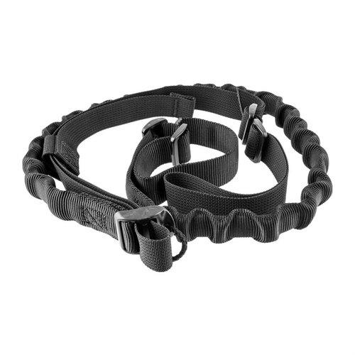 La V-TAC Bungee Sling es ligera, permite ajustes rápidos y mantiene tu arma cerca del cuerpo, facilitando la transición a la pistola en situaciones tácticas.