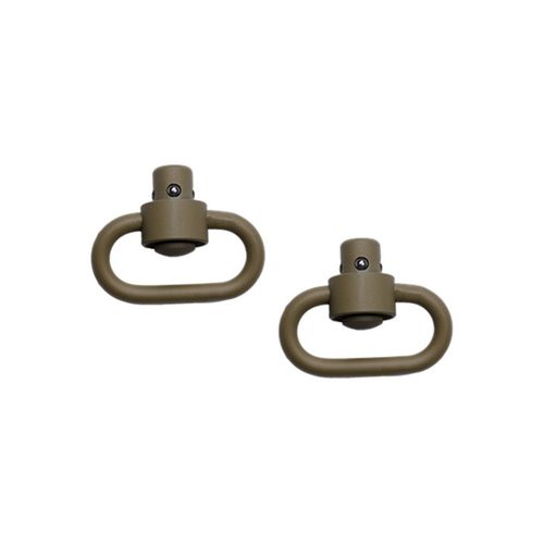 Los PUSH BUTTON SWIVELS de GROVTEC US ofrecen una resistencia de hasta 450 libras, acabado CERAKOTE™ antirreflejo y un rendimiento sólido en condiciones extremas.