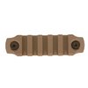 Las secciones de riel KEYMOD son ligeras, resistentes y cumplen con las especificaciones Mil-Standard, disponibles en 3 longitudes y con diseño anti-enganchado.