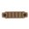 BRAVO COMPANY KEYMOD PICATINNY NYLON RAIL SECTION 3 INCH FDE