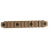Las secciones de riel KEYMOD son ligeras, resistentes y cumplen con las especificaciones Mil-Standard 1913, disponibles en 3 longitudes y con diseño anti-enganchamiento.