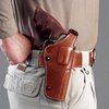 GALCO INTERNATIONAL DUAL POSITION PHOENIX S&W L FRAME 686 4" -TAN-LEFT HAND