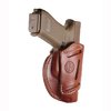 La funda Stinger de Galco es ideal para llevar tu pistola semiautomática con seguridad y rapidez, hecha de cuero premium y compatible con cinturones de hasta 1 1/2".