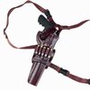El KODIAK de GALCO es un holster de hombro cómodo y ajustable, ideal para llevar tu revolver Magnum en actividades al aire libre sin interferir en tu movilidad.