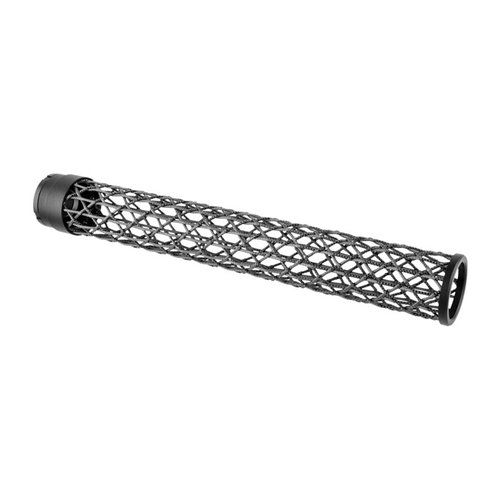 Descubre el EDGE HANDGUARD de fibra de carbono ligero, fácil de instalar y personalizable con accesorios, disponible en longitudes de 7" a 15".