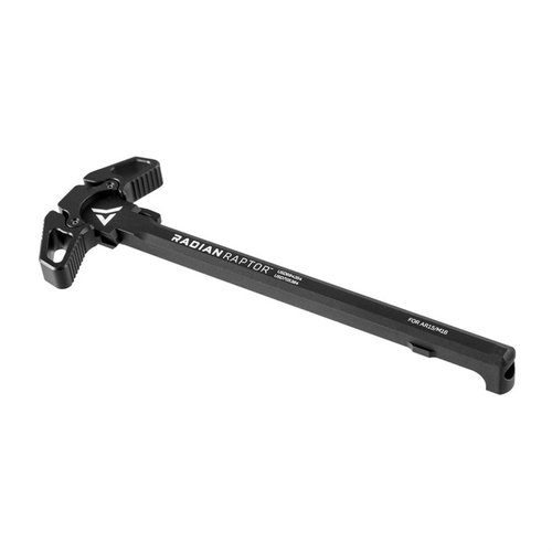 El Raptor™ es un cargador ambidiestro revolucionario, rápido y fluido, fabricado en EE.UU. de aluminio 7075, ideal para cargas desde cualquier lado.