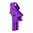 APEX TACTICAL SPECIALTIES INC FLAT FACED FORWARD SET SEAR & TRIGGER KIT, PURPLE