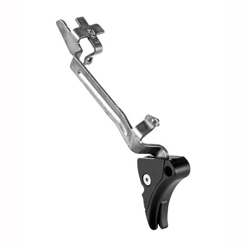 Disfruta de un gatillo ajustable de aluminio 6061 que puedes modificar sin quitarlo del arma, con ajuste de pre y sobre viaje para mayor comodidad.