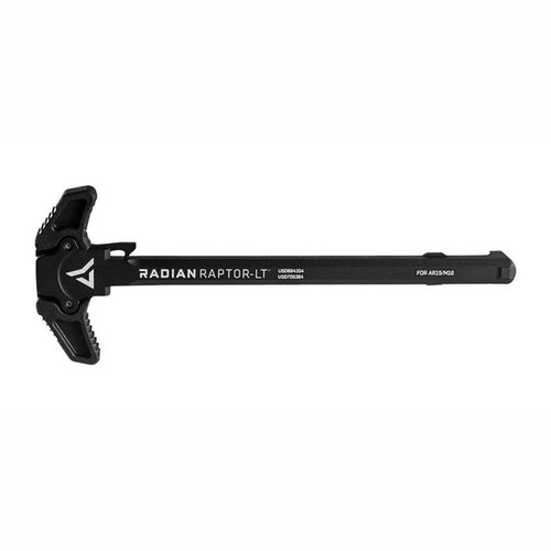 Mejora tu AR-15 con el Radian Weapons Raptor-LT: duradero, ambidextro y fabricado en EE.UU., hecho de aluminio 7075 y polímero reforzado.