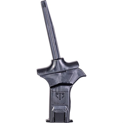 Carga tus cargadores de 9mm y .40 S&W fácilmente con el Universal Pistol Mag Loader, resistente a impactos y condiciones extremas, ¡ahorra tiempo y evita molestias!