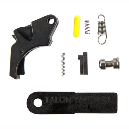 Mejora tu S&W M&P .45 y M2.0 con el kit de gatillo de aluminio de Apex: un disparo más suave y ligero, reducción del recorrido y mayor seguridad.