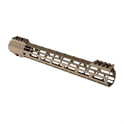 El ATLAS S-ONE es un guardamanos liviano de aluminio 6061-T6, con sistema de montaje ATLAS, rieles picatinny y diseño ergonómico para un mejor control.