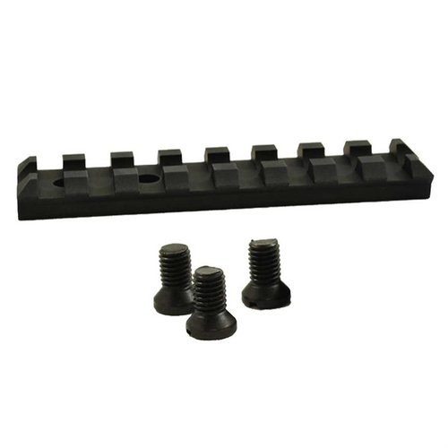 El riel Picatinny Shadow de Tandemkross para Ruger® Mark ofrece flexibilidad en la instalación de ópticas, es ligero, atractivo y no interfiere con las miras de hierro.