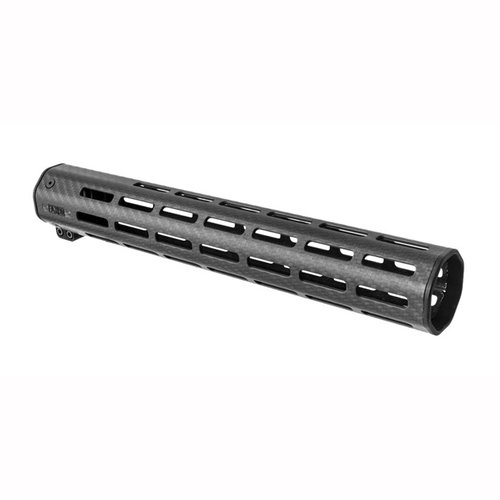 El handguard de fibra de carbono Faxon Firearms es ligero, más fuerte que el aluminio, con 8 rieles M-LOK y fácil de instalar, perfecto para tu AR-15.