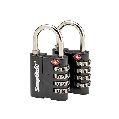 Protege tus pertenencias con el candado TSA de 4 dígitos, resistente y aprobado por TSA, que permite la inspección sin dañarlo. ¡Seguridad en casa y de viaje!