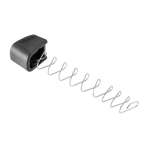 Aumenta la capacidad de tu Glock 42 con la extensión de magazine Tangodown, que ofrece un agarre sólido y dos rondas adicionales de .380 ACP.