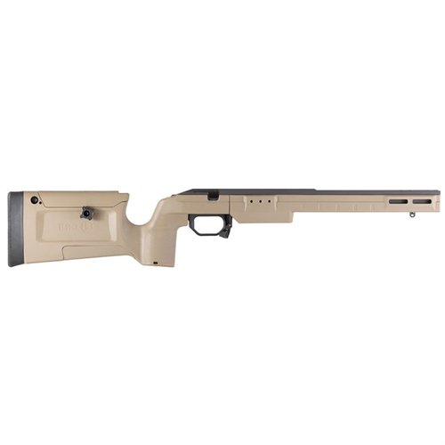 Mejora tu Remington 700 con el Chasis Bravo de Kinetic Research: ligero, duradero, compatible con M-LOK y ajustable para un rendimiento superior.