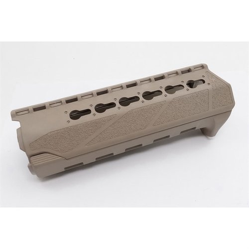 El BCMGunfighter PKMR KeyMod es un guardamanos ligero y resistente, fácil de instalar, con ergonomía mejorada y ranuras KeyMod para accesorios.