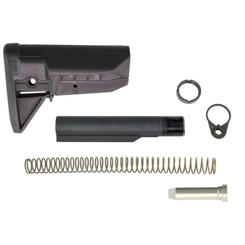 El BCMGunfighter Mod 0 SOPMOD Stock de Bravo Company ofrece un soporte para mejilla cómodo, ajuste rápido y opciones de montaje ambidextras para tu rifle táctico.