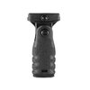 Aumenta el control de tu rifle con el AR-15 React Folding Vertical Grip; diseño plegable, almacenamiento estanco y se adapta a cualquier rail Picatinny.