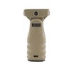 Aumenta el control de tu rifle con el AR-15 React Folding Vertical Grip de Mission First Tactical, que incluye almacenamiento impermeable y se adapta a rieles Picatinny.