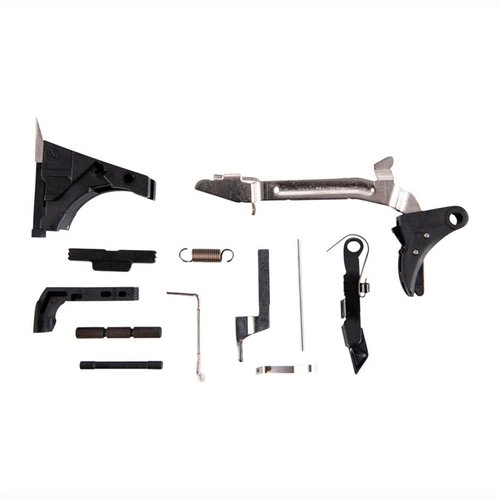 El kit de finalización Poly80 de Lone Wolf incluye todo lo necesario para completar tu Polymer80 Spectre Lower, facilitando una instalación rápida y sencilla.
