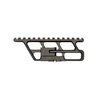 El Yugo Lower Rail Optic Mount de RS Regulate permite montar ópticas tácticas AR-15 en tu Yugo AK, con ajuste de altura y posición para un tiro preciso.
