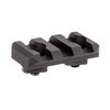 Reduce el volumen con el riel Picatinny de bajo perfil Arisaka, que ofrece 5 ranuras y solo 0.277" de altura para mantener tus accesorios cerca del handguard.