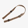 La RLS de Magpul es una sling de dos puntos ligera y duradera, ideal para despliegue rápido, con ajuste fácil y funcionalidad de transporte.