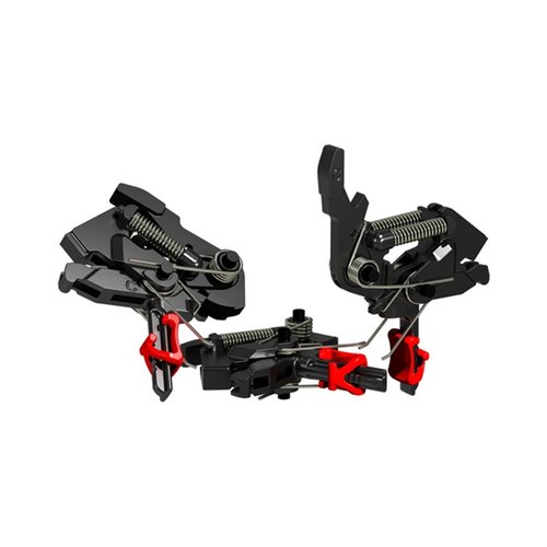 Los gatillos Hipertouch® ofrecen un tiro suave y ligero, con opciones de peso ajustables y un tiempo de bloqueo rápido, mejorando tu precisión y control.