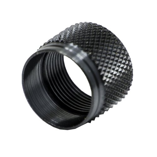Protege las delicadas roscas de tu cañón con el Muzzle Thread Protector de GrovTec, fácil de instalar y con un acabado negro que mejora el aspecto de tu arma.