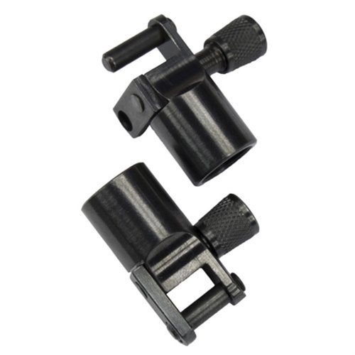 Convierte cualquier rifle con sling studs en uno compatible con slings de push button, fácil de instalar y reutilizable en múltiples armas.