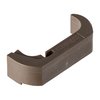 El Vickers Glock® Extended Magazine Release facilita cambios rápidos de cargador, con un botón serrado 3/64" más largo para un acceso rápido sin reposicionar la mano.
