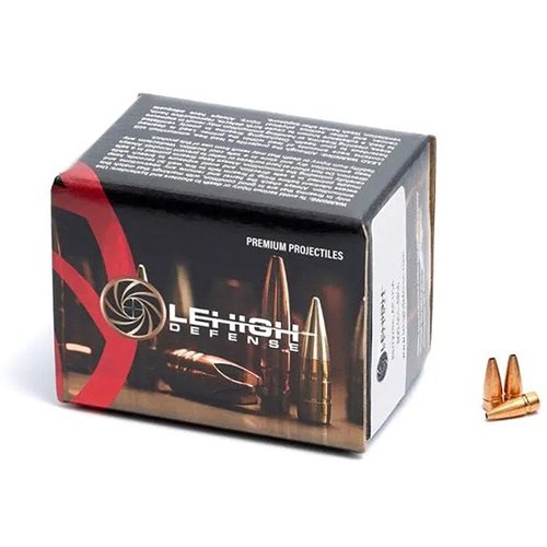 Las balas 22 CALIBER de LeHigh ofrecen un daño extenso con mínima energía de paso, precisión excepcional y diseño sin plomo para un rendimiento terminal óptimo.
