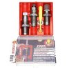 El set de dies de acero Lee incluye un Full Length Sizing Die, un Bullet Seating Die y un Powder Through Expanding Die, ideal para recargar .375 Winchester.