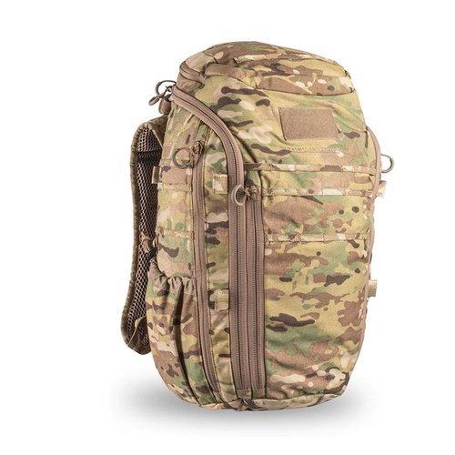 El Switchblade Pack de Eberlestock ofrece acceso rápido a tu pistola, organización eficiente con bolsillos y es ligero gracias al MOLLE-10, ideal para caza.