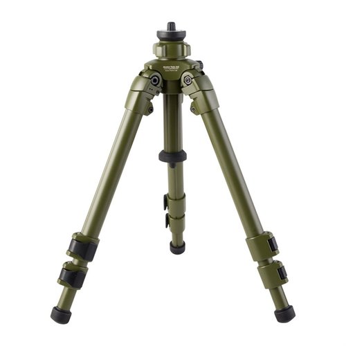 El trípode corto PIG0311-GS de ShadowTech es ligero, ajustable de 9.25" a 39.5", y resistente hasta 26 lbs, ideal para cazadores en posiciones sentadas o de rodillas.