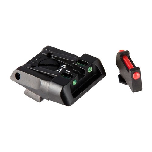 Las miras ajustables LPA para Glock ofrecen un diseño bajo perfil, fácil de ver, ideales para tiro y defensa, compatibles con varios modelos de Glock.