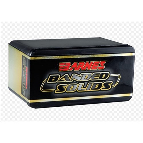 Los BARNES BANDED SOLID 50 BMG son balas indestructibles que detienen a la caza peligrosa, con diseño que mejora la precisión y reduce el fouling.