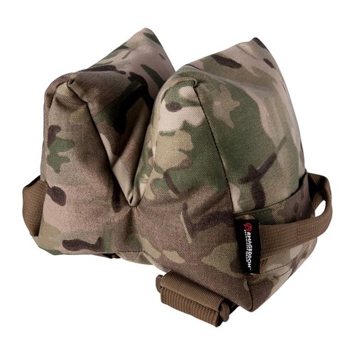 El Game Changer ofrece estabilidad y versatilidad en superficies irregulares, permitiendo un soporte sólido para tu rifle y opciones de configuración personalizadas.