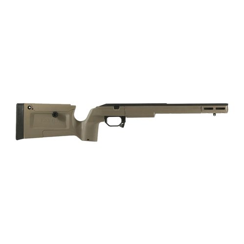 El Bravo Chassis para Tikka T3X es ligero, cómodo y modular, con ajustes ergonómicos y acepta cargadores AICS, ¡perfecto para tus disparos difíciles!