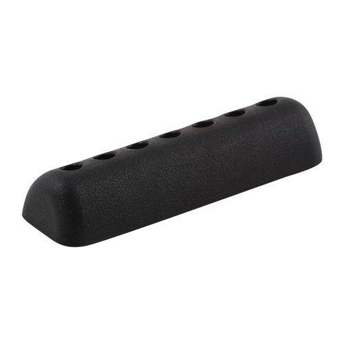 El kit de cheekpiece overmolded de KRG ofrece comodidad y agarre para largas jornadas de tiro, adaptable para tiradores diestros y zurdos.