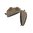 EBERLESTOCK BUTTERFLY SHOOTING PILLOW-DRY EARTH