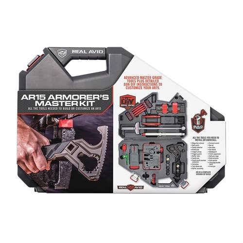 El AR-15 Armorer's Master Kit de REAL AVID incluye herramientas especializadas y un manual DIY para que personalices y construyas tu AR15 con facilidad.