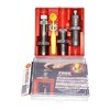 El set de 3 dies PACESETTER 6.5 PRC incluye un Full Length Sizing Die, Bullet Seating Die y Factory Crimp Die, perfecto para recargar con precisión.