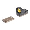 Añade un visor reflex micro a tu montura Badger con el adaptador C.O.M.M., compatible con Aimpoint T1/T2, Leupold DPP y Trijicon RMR, fabricado en aluminio duradero.
