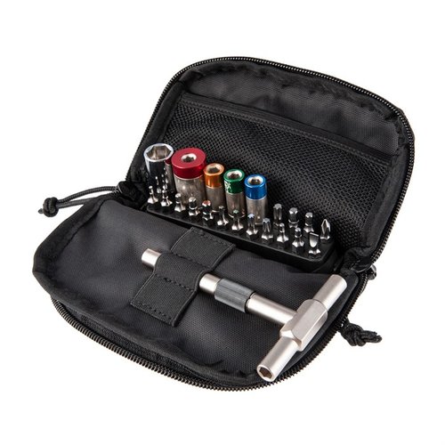 El kit 4 LIMITER de FIX IT STICKS es ideal para el mantenimiento en campo, incluye limitadores de par, una llave T-Way y 16 puntas para asegurar un ajuste perfecto.